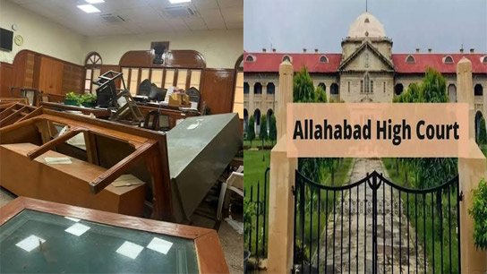 Unprecedented anarchy in Allahabad High Court; A section of lawyers attacked and vandalized the judge's courtroom