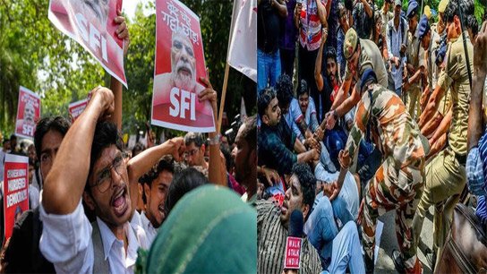 Delhi in turmoil; Anti-government protesters take to the streets of the capital, nationwide protests take extreme form