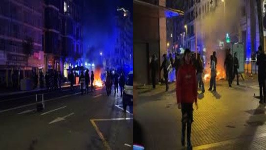 Massive clashes, vandalism and looting reported in Barcelona, ​​Spain