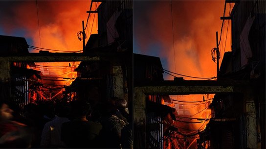 Fire breaks out in the city on the morning of Navmi! Fire breaks out in Baghajatin Bazar; Several shops burnt to ashes