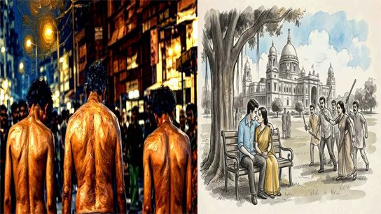 'Punishment' for intimacy with the girl of the house! Boyfriend, his father and friend were walked naked on the streets of Behala! 3 arrested in the incident, uproar over allegations of Trinamool joining