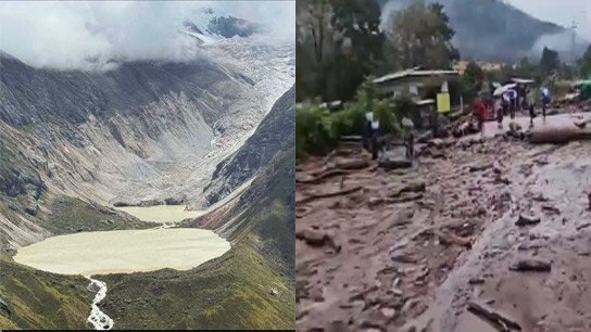 Flood threat in North Bengal! Water is pouring in from Bhutan's glacial lake