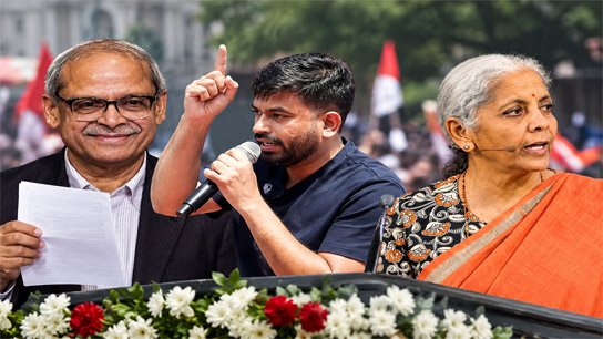 Nirmala Sitharaman's husband on the same stage with Abhijit Deepak demanding Gyanesh Kumar's resignation!