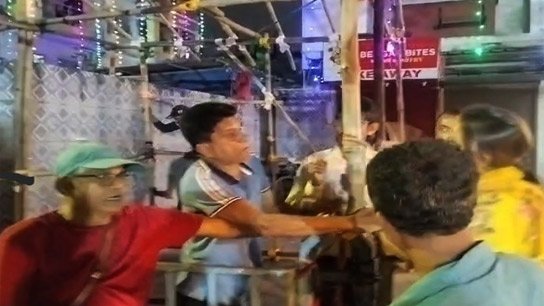 BJP continues its rampage despite High Court verdict! CPM book stalls attacked in Naihati and Shibpur