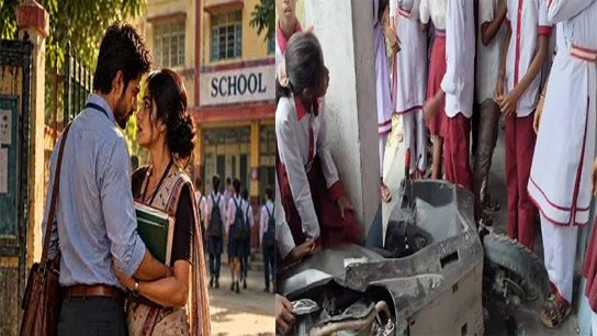 Sir and Ma'am's love affair ruins reputation! Students protest in Cooch Behar, vandalize scooters