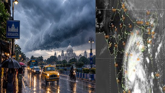Rain begins in Kolkata, strong clouds are approaching from Bangladesh