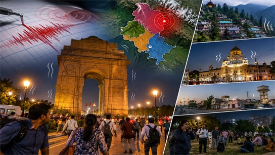 Earthquake jolts Delhi, tremors felt in Himachal Pradesh, Punjab and Haryana