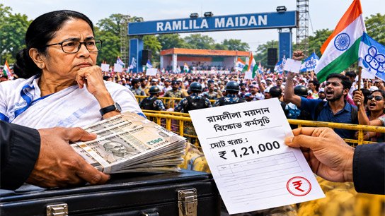 New protest address draws attention! Protest at Ramlila Maidan costs Rs 1 lakh 21 thousand