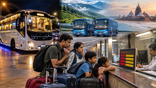Selling land during Puja, North Bengal-Puri tour! Bus fares are rocketing, bus roofs are hanging due to the price of 3-AC!