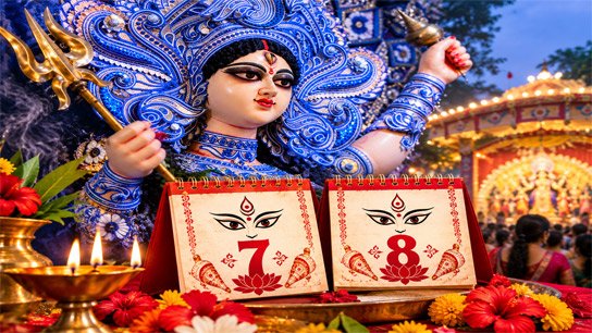 This year, it's Jora Saptami, next year, it's Jora Ashtami! Extra encouragement for festival lovers