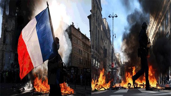 Curfew imposed in several French cities; France in turmoil with protests