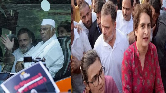 Rahul Gandhi stopped by police on his way to Supreme Court