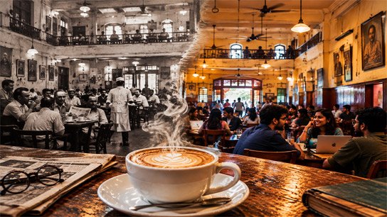 The coffee house is not a static institution, but a flowing stream