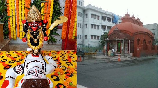 The 'Red Temple' and Goddess Kali, the guiding light of Shobhabazar