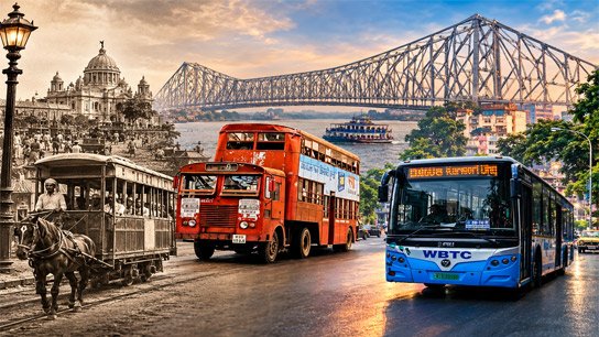 From horse-drawn carriages to eco-friendly e-buses; Kolkata's 200-year history of public transport