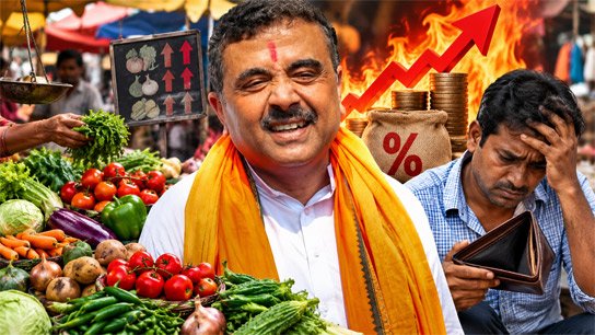 Market on fire; Middle class in trouble, inflation rises to 5.54%