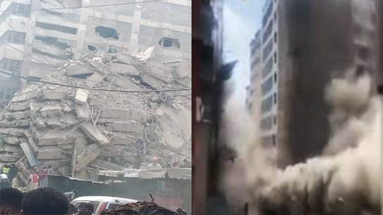18-story building under construction in Kenya collapses, killing 7 people