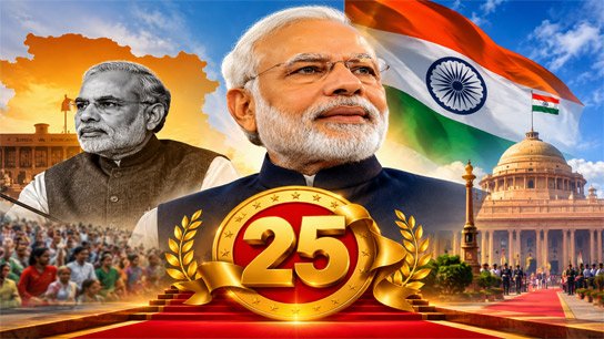 Modi's silver jubilee as administrator; From Chief Minister to Prime Minister today