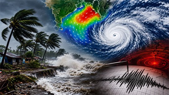 Extreme weather conditions in the Bay of Bengal and adjacent areas; Moderate-magnitude 'storm-induced earthquake' may occur due to the impact of severe cyclone