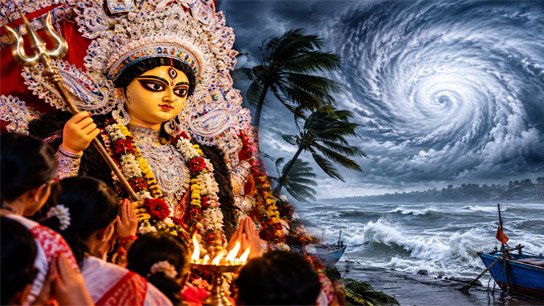 Tropical threat during Puja; Cyclone likely to intensify in central Bay of Bengal, potential cyclone looms