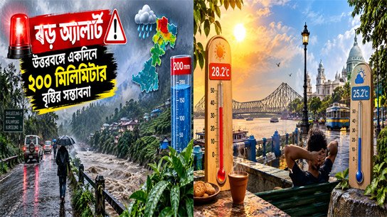Major alert, possibility of 200 millimeters of rain in one day