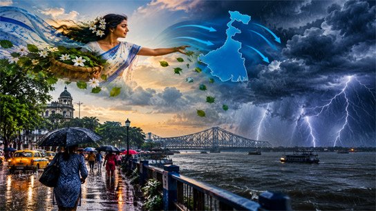 West Bengal on the verge of monsoon departure! Monsoon is leaving, heavy rains with thunderstorms are predicted before it